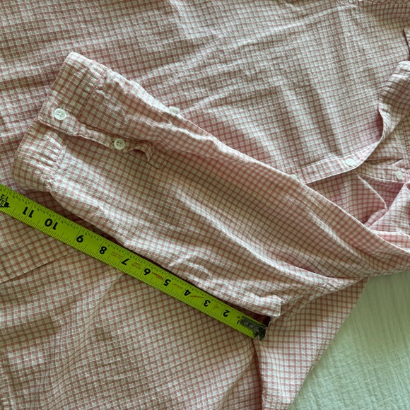 Croft & Barrow Cotton Pink Gingham Button-Up Shirt XXL - Picture 7 of 9